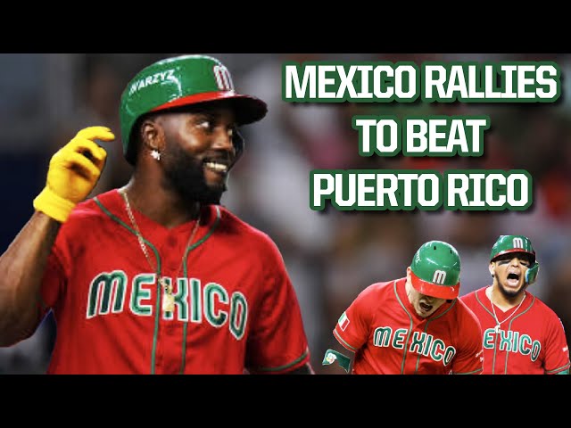 Mexico comes back to beat puerto rico in the quarterfinal, a breakdown