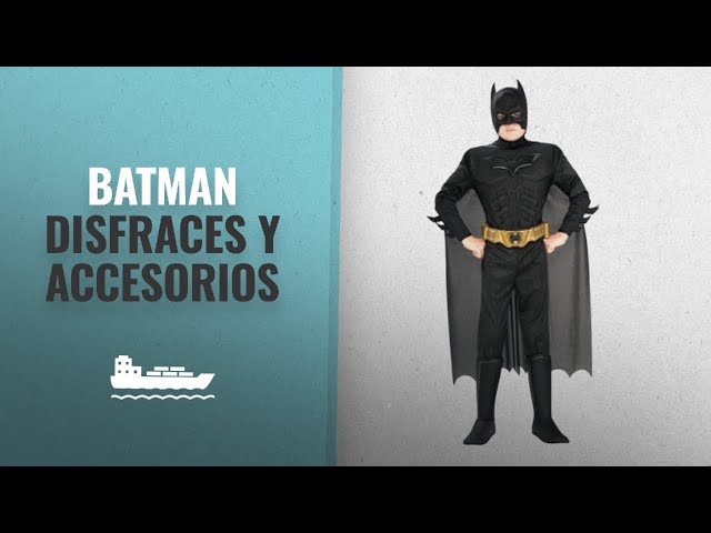Vídeo relacionado con Ciao- Batman Classic disfraz adulto original DC Comics (Talla XL) con músculos acolchados