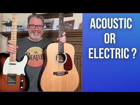 Acoustic or Electric Guitar for Beginners - Pros & Cons