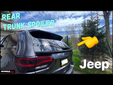 Rear Trunk Mid Lip Spoiler for Jeep Grand Cherokee 2013 - 2021