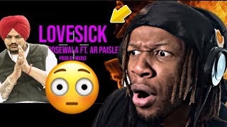 LOVE SICK : Sidhu Moose Wala | AR Paisley | Mxrci | Official Visual Video [REACTION]