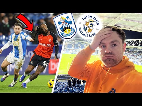 HAIR PULLING AND SHAMBOLIC AGAINST 10 MEN! Huddesfield Town 1-0 Luton Town