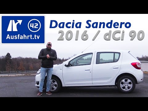 2016 Dacia Sandero dCi 90 Laureate - Fahrbericht der Probefahrt, Test, Review