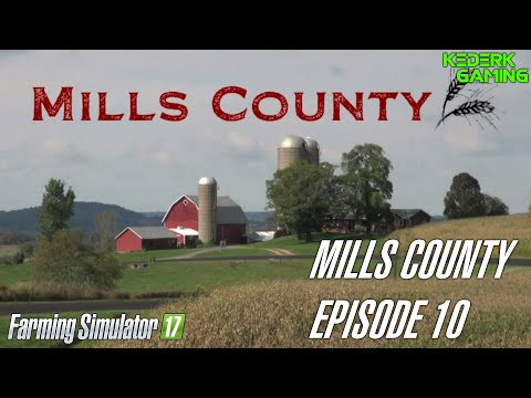 Farming Simulator 17 - Mills County Episode 10 - More Spraying and mowing grass