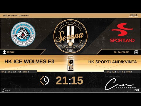 2022 01 26 Ice Wolves E3 - Sportland/Kvinta