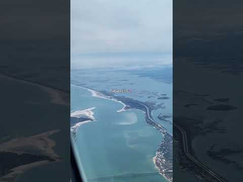 London to New York | American Airlines Aerial Coastal Views 🌊✈️ #NYC #FlightViews #travel #ocean