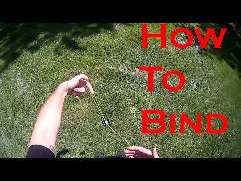 How To Bind YoYo Tutorial.  How to bind beginner yoyo trick tutorial.