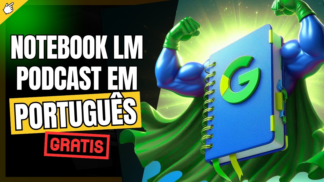 ✅Deu certo! Veja como criar PODCAST EM PORTUGUÊS no NotebookLM do Google!