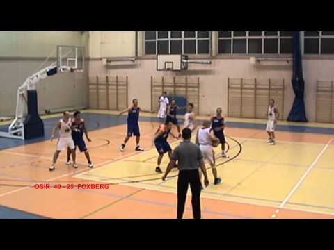 OZKosz Cz-wa Liga Okręgowa 2011/2012 17.10.2011 OSiR Kłobuck - FOXBERG Częstochowa 3 kwarta