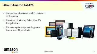 Amazon Explains Auto-Exposure, White-Balance, and Focus Algorithms for Embedded Cameras (Preview)