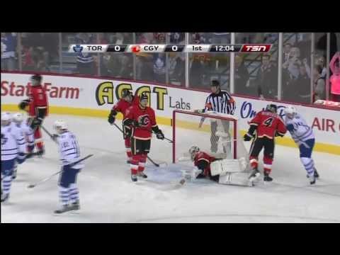 Lupul Goal - Leafs 1 vs Flames 0 - Oct 30th 2013 (HD)