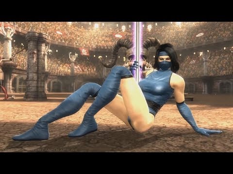 Mortal Kombat 9 Komplete Edition - Jade "Stripper Pole" Victory Pose *All Females/Costumes* MOD (HD) Video