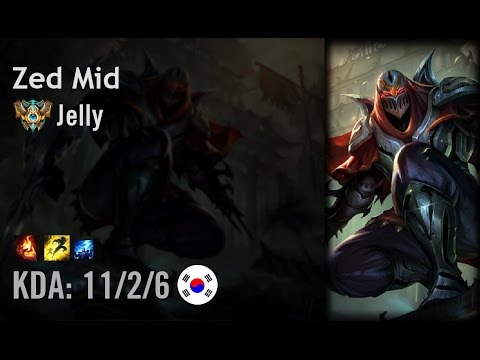 Zed Mid vs Maokai - Jelly - KR Challenger Patch 6.10