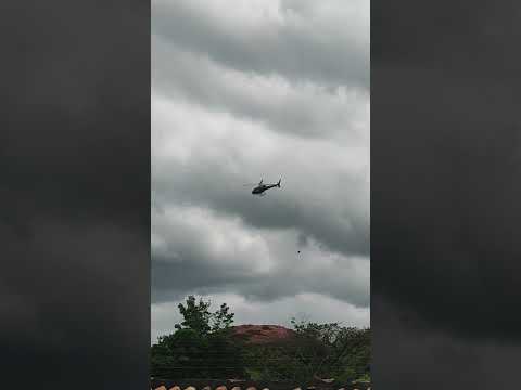 polícia sobrevoando por poção de Pedras