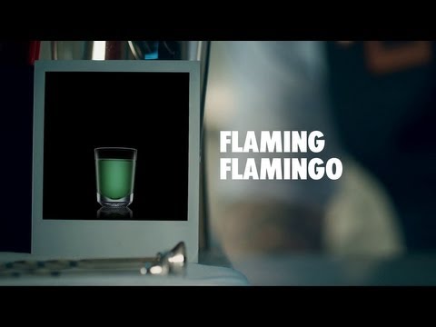 FLAMING FLAMINGO DRINK RECIPE - HOW TO MIX