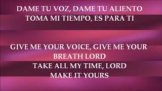 DAME TUS OJOS( Give me your eyes) with English subtitle lyrics