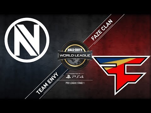 FaZe Clan vs Team EnVyUs | CWL Pro League Stage 1 Playoffs 2018 | Day 2
