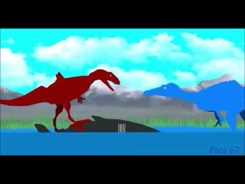 PPBA Icthyovenator laosensis vs Concavenator corcovatus(resounded)