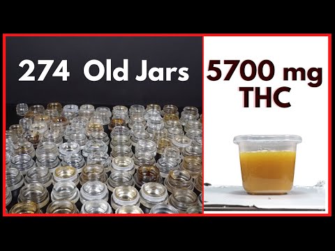 Reusing Old Wax Jars to make a 5700+mg Edible #cannabis #edibles