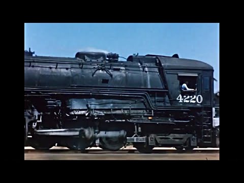 Amazing Thundering Cab Forward High Speed Motion 16 mm Kodak Color Film