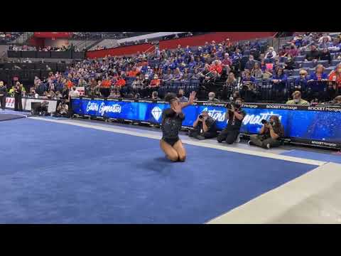 1.16.22 Florida vs Alabama Gymnastics Meet l Trinity Thomas Floor Routine “10”