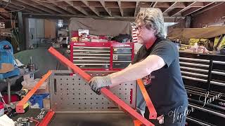 How to build the Vevor welding table with music