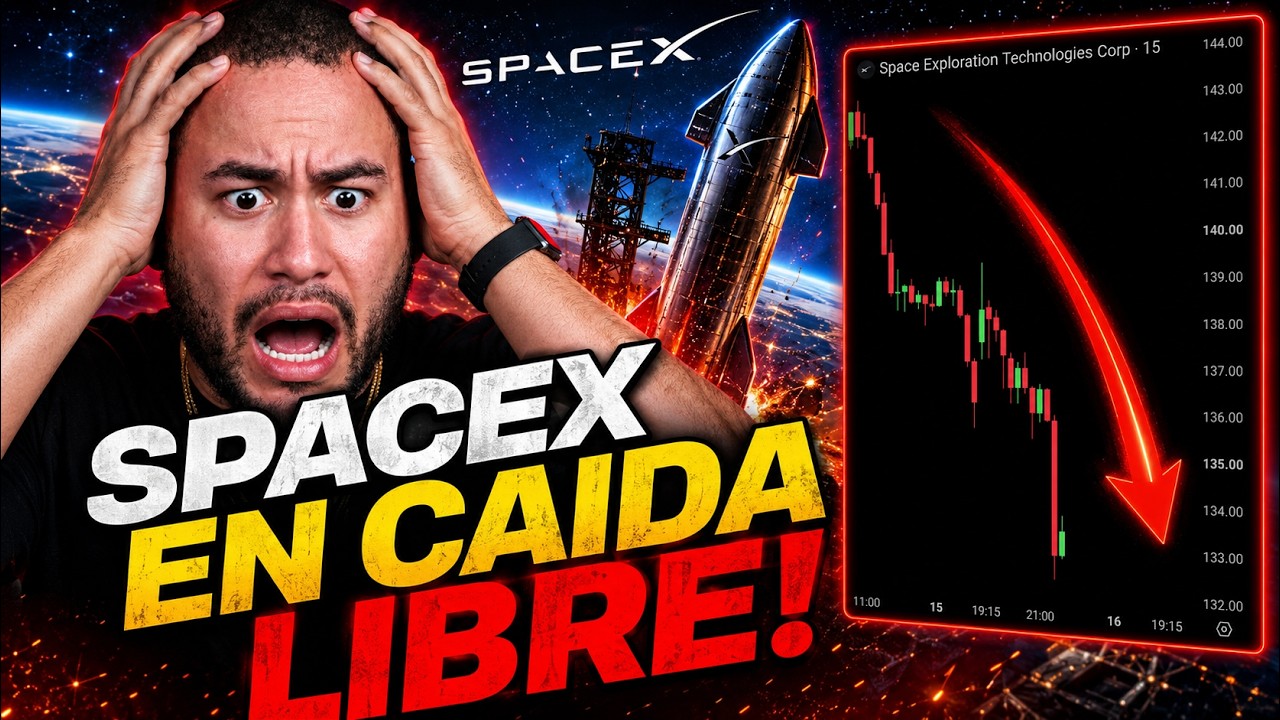 Advertencia!! SpaceX Se Desploma Sin Piedad (Comprar YA?)
