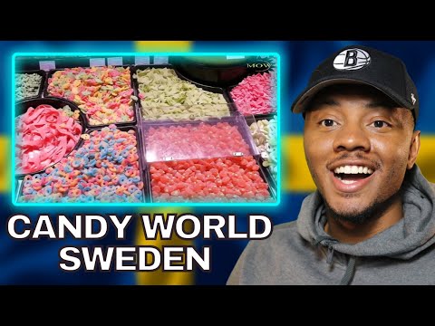 AMERICAN REACTS TO CANDY WORLD Sweden #candyworld #swedishchocolate #marabou #chocolates