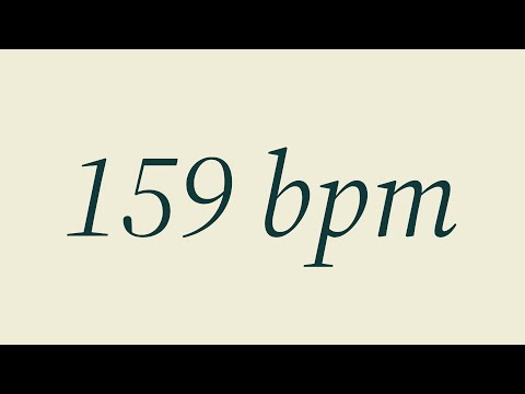 Metronome - 159 bpm