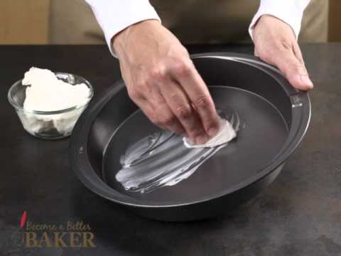 Greasing a Pan