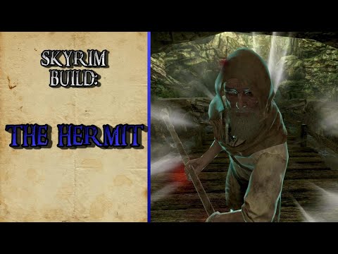 Skyrim Build: The HERMIT - Spells With No Magicka, Power Attacks With A Stick