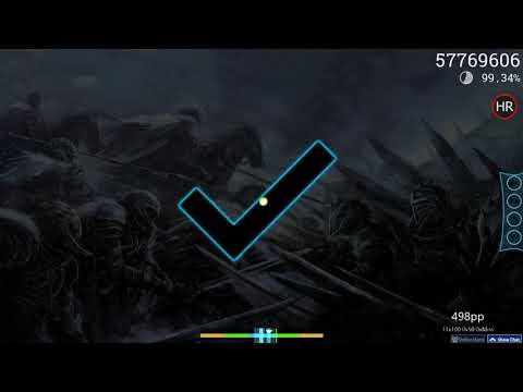 osu! | Yaong | Ensiferum - March of War [Relentless Brutality] +HR 99.29% 1xMiss 561pp