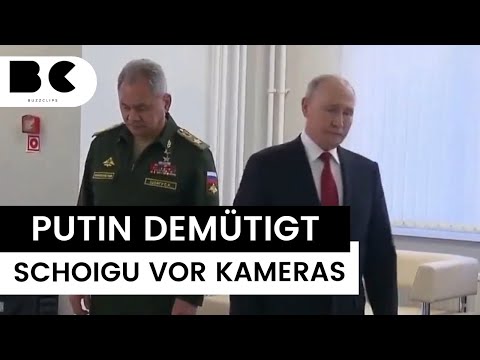 Putin humiliates Shoigu in front of the cameras!