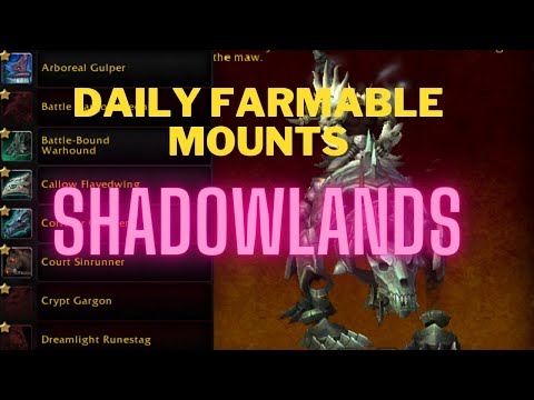 Every Rare Mob You Can Farm Daily For Mounts In Shadowlands + An Optimized Route