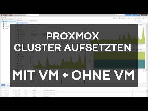 #Proxmox Cluster aufsetzten (mit und ohne VM/LXC)