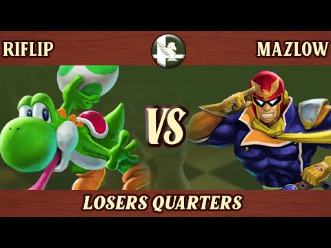 Riflip (Yoshi) vs Mazl0w (Captain Falcon) - West Towne Brawl 7 Losers Quarters