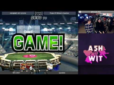 Quindelin (Bowser/ICs) vs WIT | ORLY (Bowser/Falcon) - ASH@WIT #47 Project M Winner's Quarters
