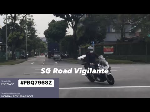 9feb2023 #FBQ7968Z honda adv150 riding against the flow of traffic as indicated by traffic signs