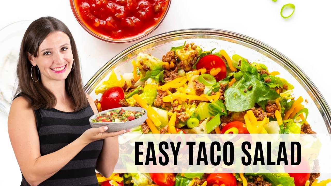 Healthy Taco Salad YouTube video