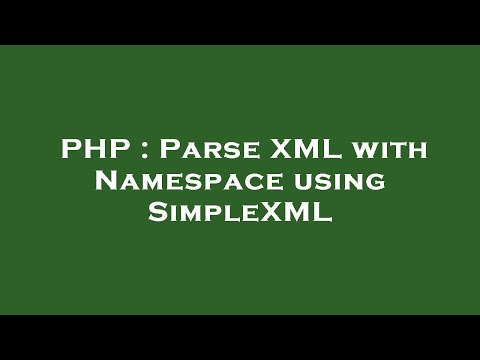 Php Parse Xml With Namespace Using Simplexml