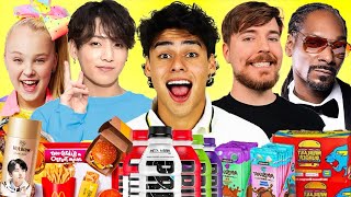 Rating YOUTUBERS and CELEBRITY Products!! (Snoopdog, Mr. Beast, Jojo Siwa and More!)