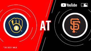 Brewers at Giants | MLB Game of the Week Live on YouTube video
