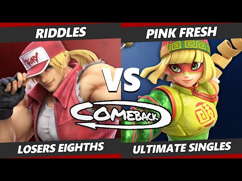 The Comeback Top 8 - Riddles (Terry) Vs. Pink Fresh (Min Min) SSBU Ultimate Tournament