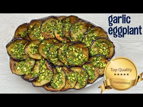 Pečena patlidžan salata * Garlic Eggplant
