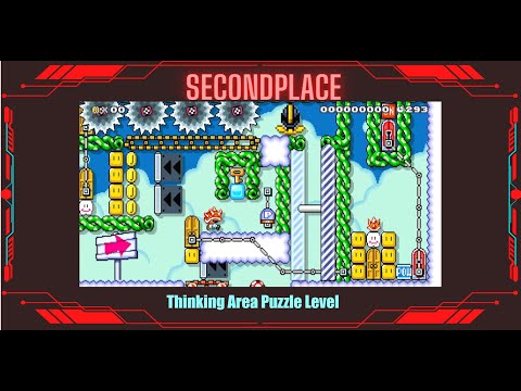 Super Mario Maker 2: Thinking Area Puzzle Level