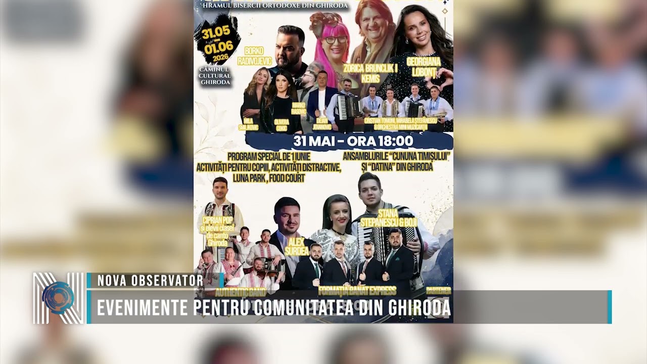 Evenimente pentru comunitatea din Ghiroda