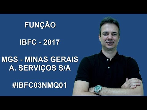 IBFC03NMQ01 - IBFC - 2017 - MGS - FUNÇÃO (www.gurudamatematica.com.br)