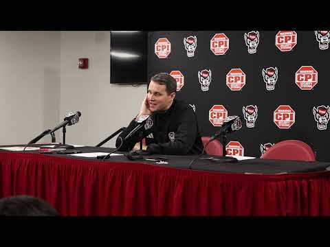 NC State Head Coach Will Wade postgame press conference following loss to Georgia Tech