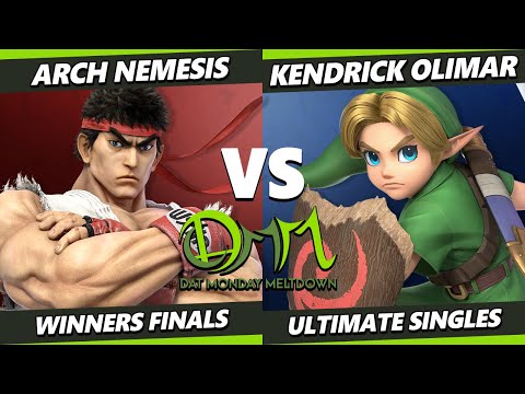 DAT MM 300 Winners Finals - Arch Nemesis (Ryu) Vs Kendrick Olimar (Young Link) Smash Ultimate - SSBU