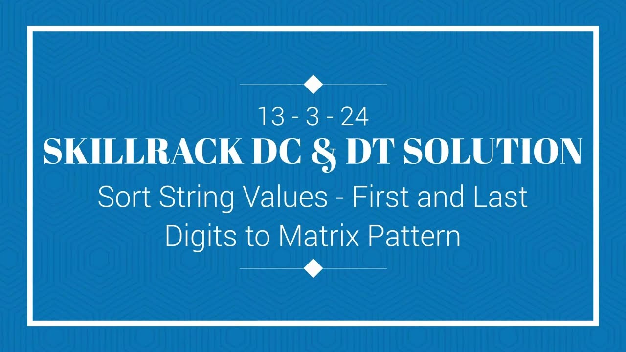 SKILLRACK DAILY CHALLENGE AND DAILY TEST SOLUTION | 13-03 | C++ | Java | Python